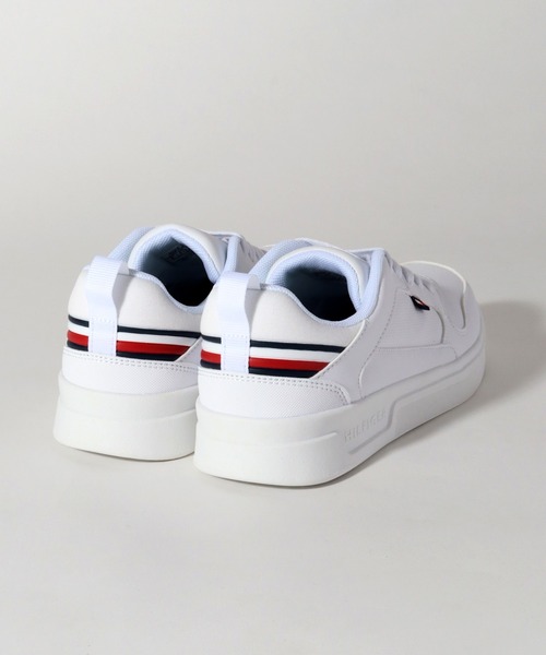TOMMY HILFIGER(トミーヒルフィガー)の「【TOMMY HILFIGER/トミーヒルフィガー】TH LOW COURT/ローコート スニーカー(スニーカー・レディース・ホワイト・23.0cm/23.5cm/24.0cm/24.5cm/25.0cm)」の10枚目の写真