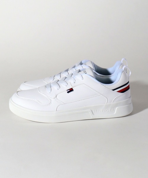 TOMMY HILFIGER(トミーヒルフィガー)の「【TOMMY HILFIGER/トミーヒルフィガー】TH LOW COURT/ローコート スニーカー(スニーカー・レディース・ホワイト・23.0cm/23.5cm/24.0cm/24.5cm/25.0cm)」の8枚目の写真