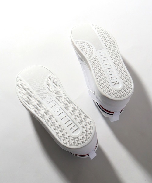 TOMMY HILFIGER(トミーヒルフィガー)の「【TOMMY HILFIGER/トミーヒルフィガー】TH LOW COURT/ローコート スニーカー(スニーカー・レディース・ホワイト・23.0cm/23.5cm/24.0cm/24.5cm/25.0cm)」の11枚目の写真