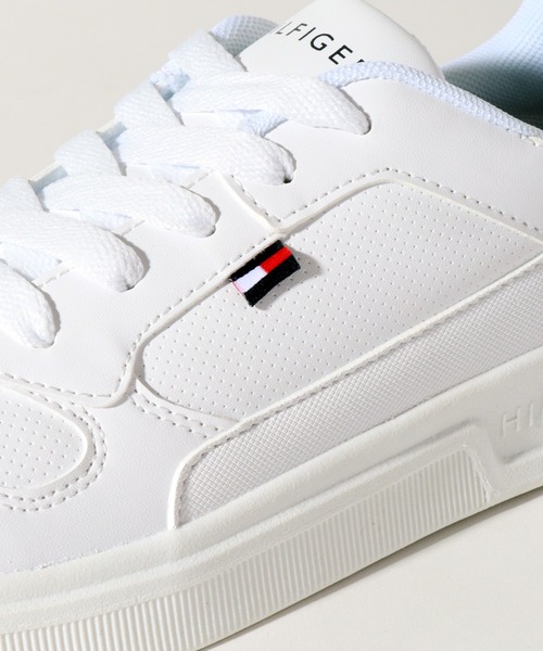 TOMMY HILFIGER(トミーヒルフィガー)の「【TOMMY HILFIGER/トミーヒルフィガー】TH LOW COURT/ローコート スニーカー(スニーカー・レディース・ホワイト・23.0cm/23.5cm/24.0cm/24.5cm/25.0cm)」の12枚目の写真