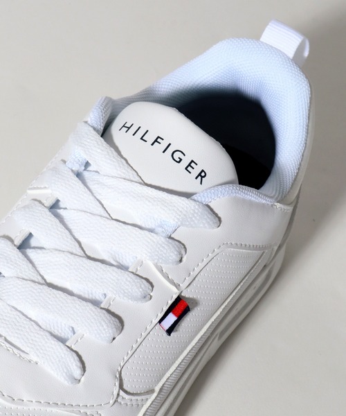 TOMMY HILFIGER(トミーヒルフィガー)の「【TOMMY HILFIGER/トミーヒルフィガー】TH LOW COURT/ローコート スニーカー(スニーカー・レディース・ホワイト・23.0cm/23.5cm/24.0cm/24.5cm/25.0cm)」の13枚目の写真