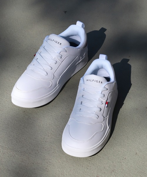 TOMMY HILFIGER(トミーヒルフィガー)の「【TOMMY HILFIGER/トミーヒルフィガー】TH LOW COURT/ローコート スニーカー(スニーカー・レディース・ホワイト・23.0cm/23.5cm/24.0cm/24.5cm/25.0cm)」の17枚目の写真