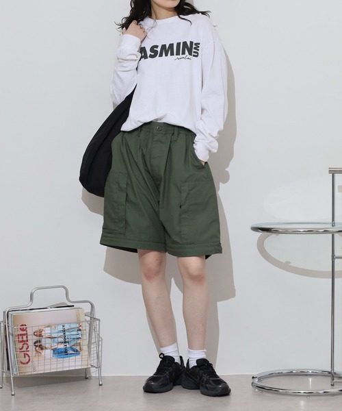 ROOT THREE(ルートスリー)の「ROOT THREE TCウェザー デタッチャブル ヘリクルー パンツ(その他パンツ・メンズ・ヘザーチャコール/ブラック/カーキ・L/S/M/LL)」の9枚目の写真