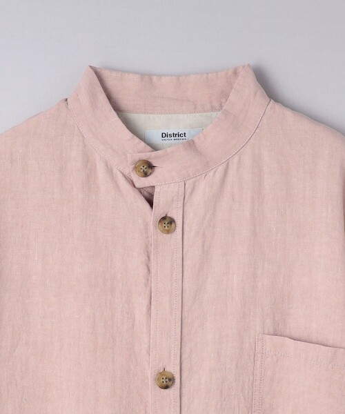 District(ディストリクト)の「<District> スタンド カバーオール(シャツ/ブラウス・メンズ・ライトピンク・44/46/48)」の8枚目の写真