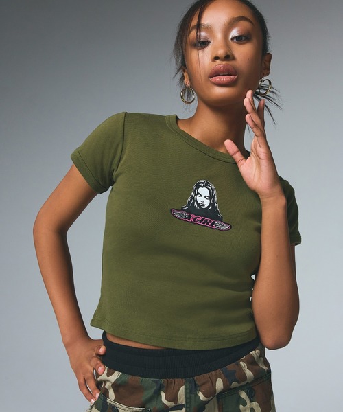 Tシャツ・カットソー GLOWNY GIRLFRIEND BABY TEE BEIGE GY24ASL014BE MUSINSA | GLOWNY GIRLFRIEND BABY TEE (BEIGE)