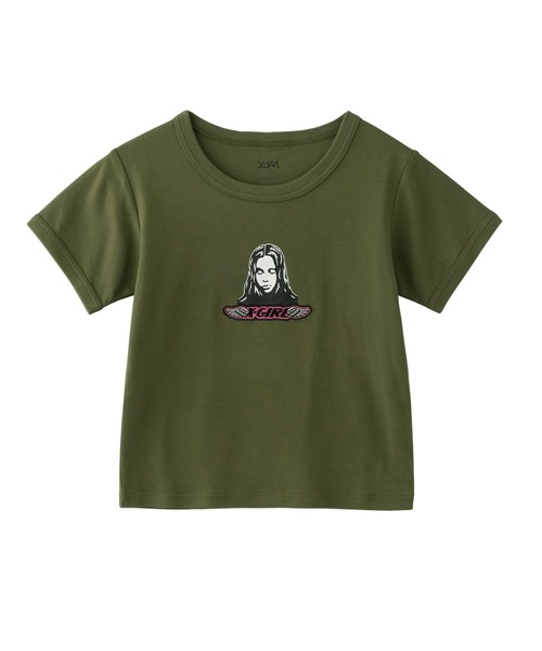 Tシャツ・カットソー LOGO BABY FIT T-SHIRT セール】METAL OVAL LOGO S/S BABY TEE（Tシャツ/カットソー