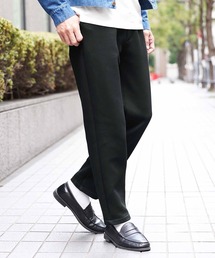 ダブルフェイス イージー ジャージスリムパンツ スラックス