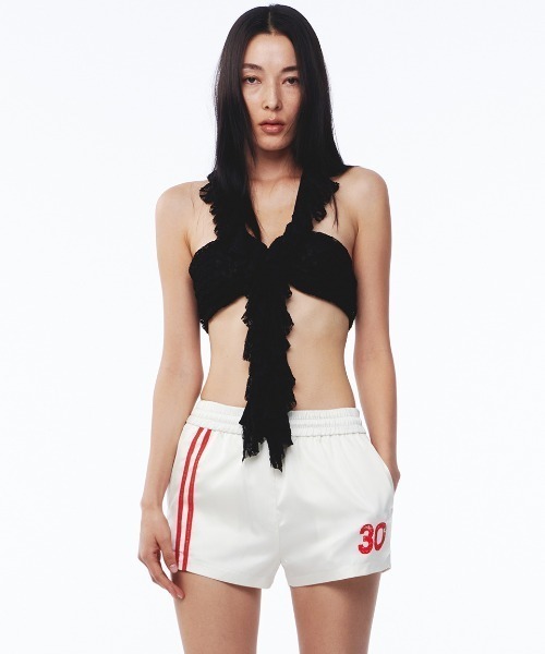 Kijun(キジュン)の「Kijun/キジュン Line Satin Shorts ショーツ 夏物 夏服(その他パンツ・レディース・アイボリー/ブラック・S/M)」の18枚目の写真