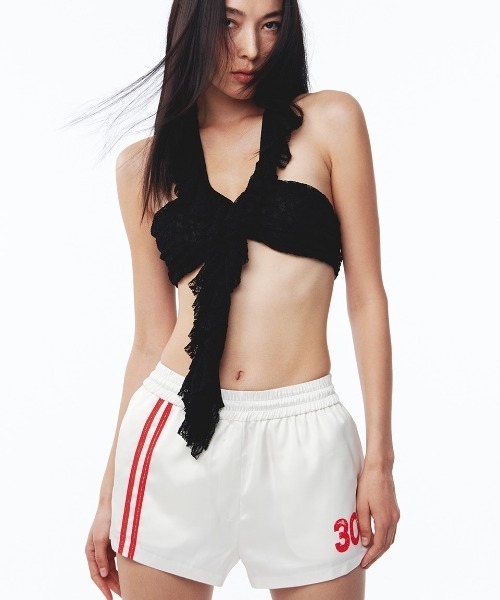 Kijun(キジュン)の「Kijun/キジュン Line Satin Shorts ショーツ 夏物 夏服(その他パンツ・レディース・アイボリー/ブラック・S/M)」の19枚目の写真