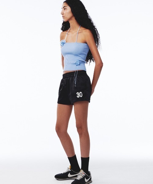 Kijun(キジュン)の「Kijun/キジュン Line Satin Shorts ショーツ 夏物 夏服(その他パンツ・レディース・アイボリー/ブラック・S/M)」の9枚目の写真