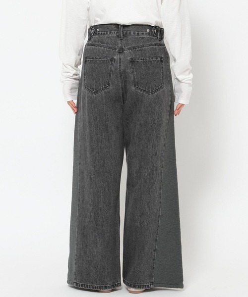 LEPSIM（レプシィム）の「サイド切り替えデニムパンツ　291099（デニムパンツ・レディース・チャコールグレー/ブルー・FREE）」の10枚目の写真