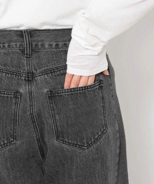 LEPSIM（レプシィム）の「サイド切り替えデニムパンツ　291099（デニムパンツ・レディース・チャコールグレー/ブルー・FREE）」の16枚目の写真