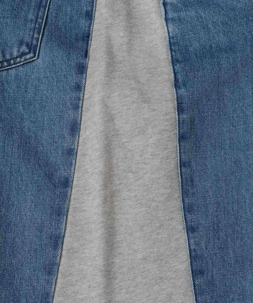 LEPSIM（レプシィム）の「サイド切り替えデニムパンツ　291099（デニムパンツ・レディース・チャコールグレー/ブルー・FREE）」の18枚目の写真