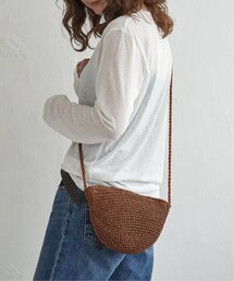 ラメこま編みミニショルダーバッグ