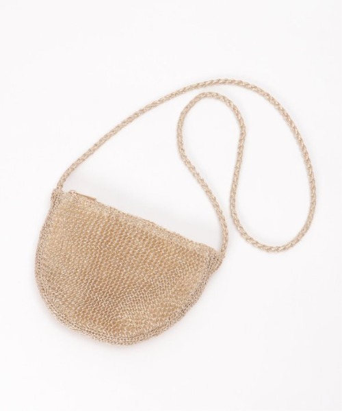 LBC（エルビーシー）の「ラメこま編みミニショルダーバッグ（ショルダーバッグ・レディース・Silver/ブラック/GOLD・FREE）」の17枚目の写真