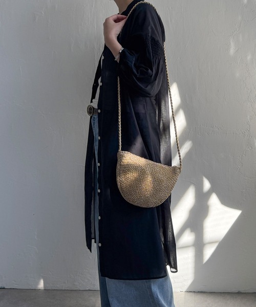 LBC（エルビーシー）の「ラメこま編みミニショルダーバッグ（ショルダーバッグ・レディース・Silver/ブラック/GOLD・FREE）」の7枚目の写真