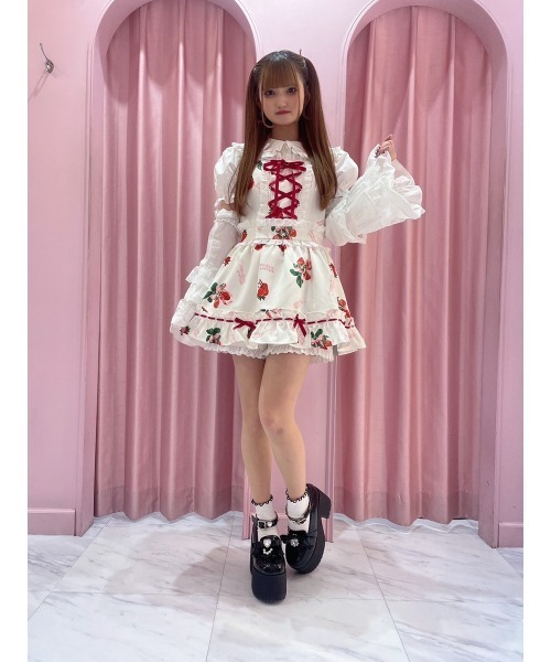Ank Rouge(アンクルージュ)の「はしごリボン姫袖ブラウス(シャツ/ブラウス・レディース・ホワイト/ピンク/ブラック・M)」の20枚目の写真