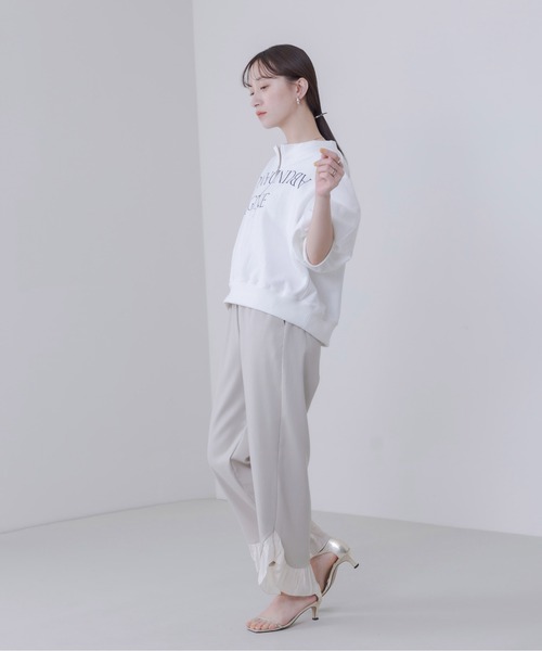 フリルヘムリラックスパンツ（その他パンツ）｜Eimee Law