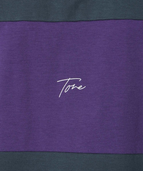 セール】パネルハーフZIPロゴT / 283481（Tシャツ/カットソー