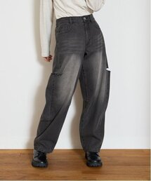 【LTXC】バレルレッグダメージデニム