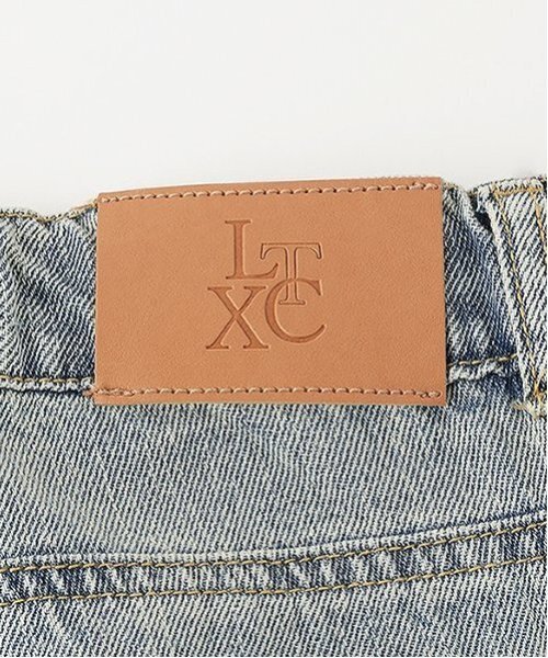 LOVETOXIC（ラブトキシック）の「【LTXC】バレルレッグダメージデニム（デニムパンツ・キッズ・ブラック/サックスブルー/ブルー/グレー/ネイビー・M:150cm/L:160cm/S:140cm）」の18枚目の写真