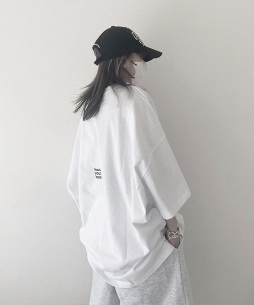 YACA(ヤーカ)の「Logo Print Sweat Half PT/ロゴプリントスウェットハーフパンツ【unisex item】(スウェットパンツ・レディース・アッシュグレー/ブラック/グレー・FREE/1/2)」の6枚目の写真