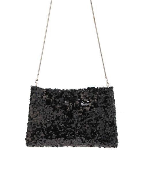 LAGUNAMOON(ラグナムーン)の「LADYスパンコールミニバッグ(ショルダーバッグ・レディース・ブラック/ベージュ・FREE)」の12枚目の写真