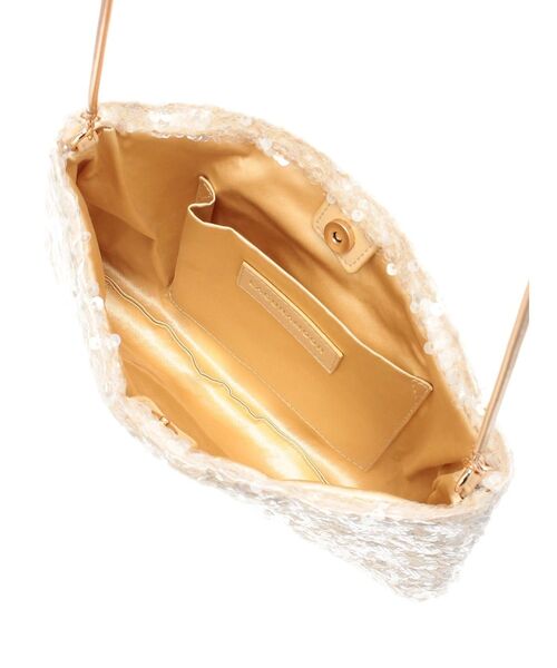 LAGUNAMOON(ラグナムーン)の「LADYスパンコールミニバッグ(ショルダーバッグ・レディース・ブラック/ベージュ・FREE)」の6枚目の写真