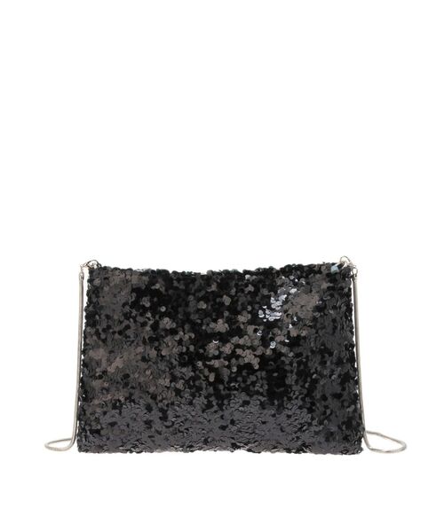 LAGUNAMOON(ラグナムーン)の「LADYスパンコールミニバッグ(ショルダーバッグ・レディース・ブラック/ベージュ・FREE)」の8枚目の写真