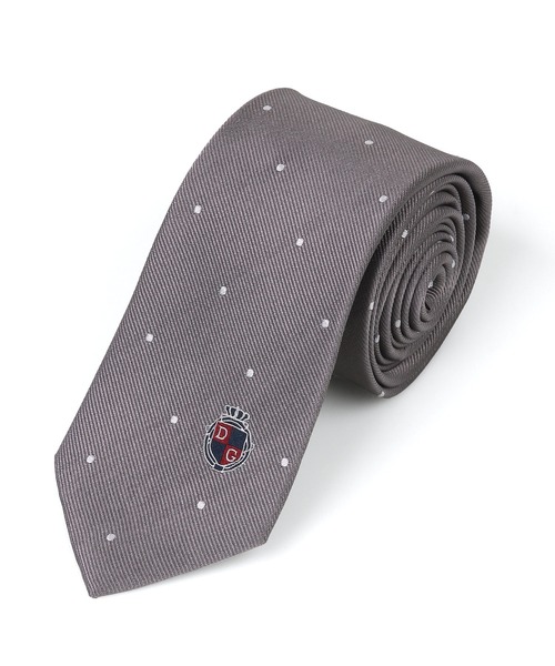 The DUFFER of ST.GEORGE（ザダファーオブセントジョージ）の「DUFFER ORIGINAL DOT TIE：DUFFERオリジナル ドットタイ（ネクタイ・メンズ・グレー/ネイビー/バーガンディー・F）」の8枚目の写真