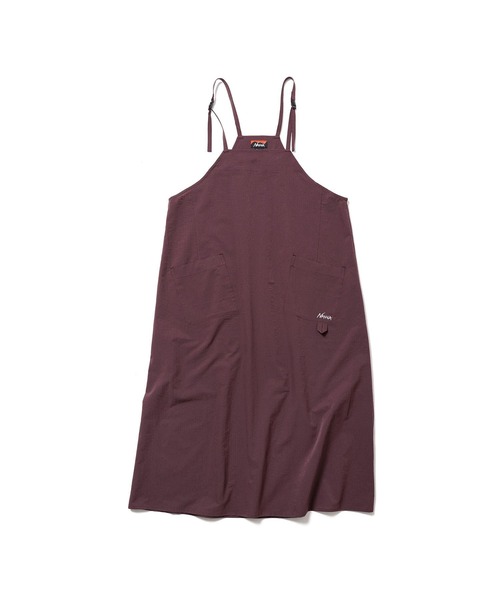 NANGA（ナンガ）の「DotAir CAMISOLE DRESS/ドットエアキャミソールドレス（ワンピース・レディース・プラム/ブラック系その他/ブルー・M/L/S）」の9枚目の写真