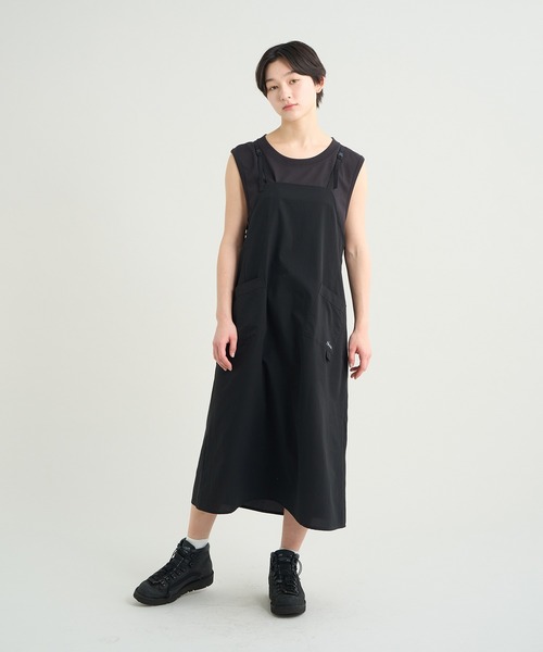 NANGA(ナンガ)の「DotAir CAMISOLE DRESS/ドットエアキャミソールドレス(ワンピース・レディース・プラム/ブラック系その他/ブルー・M/L/S)」の17枚目の写真