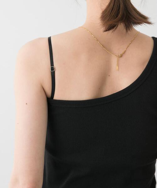 SENSE OF PLACE by URBAN RESEARCH（センスオブプレイスバイアーバンリサーチ）の「カップツキワンショルダータンクトップ（タンクトップ・レディース・ホワイト/ブラック/ブルー・ONE）」の19枚目の写真