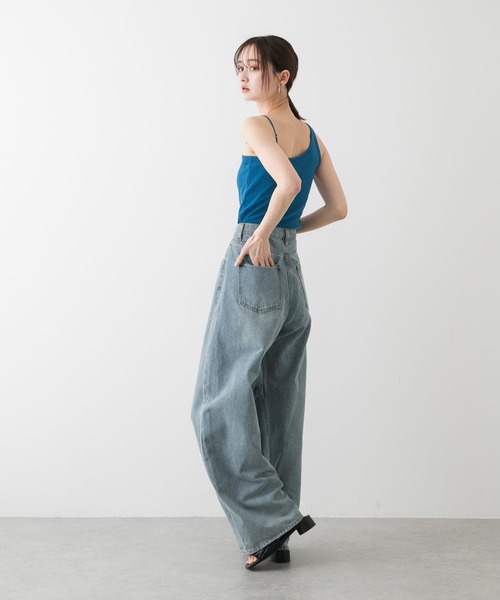 SENSE OF PLACE by URBAN RESEARCH（センスオブプレイスバイアーバンリサーチ）の「カップツキワンショルダータンクトップ（タンクトップ・レディース・ホワイト/ブラック/ブルー・ONE）」の19枚目の写真