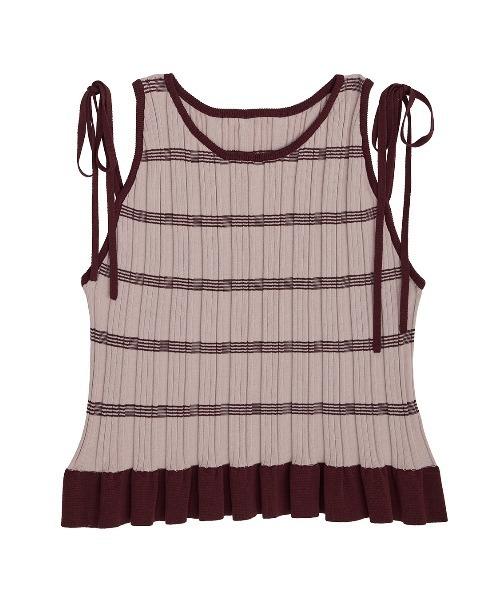 MEDI PURIPURI SHORT KNIT TOP