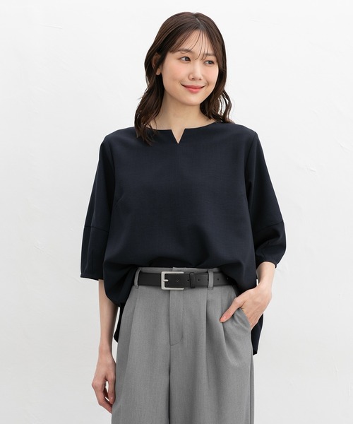 Honeys(ハニーズ)の「角バックル太ベルト(ベルト・レディース・ブラック系その他/ブラック系その他2/ブラウン系その他・M/S)」の7枚目の写真