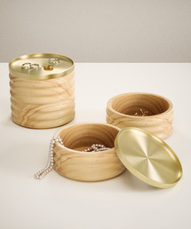 Umbra（アンブラ）の「《WEB限定》【umbra/アンブラ】TESORA WOOD BOX　ウッドボックス（収納グッズ）」