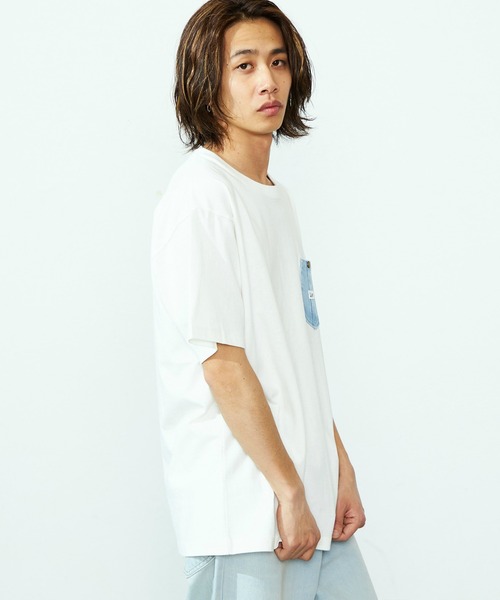 新品未使用　Blumarine 半袖 Tシャツ IT 38 XS シアー　デニム AMBIDEX Store △〇Garment dye SUMO Tシャツ(F サックス): l