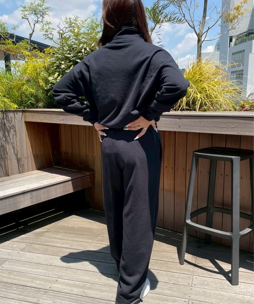 ROXY(ロキシー)の「BETWEEN NIGHT AND DA /ロキシーショート丈ジップアップスウェット(スウェット・レディース・ベージュ/グレー/ブラック・LARGE/MEDIUM)」の15枚目の写真