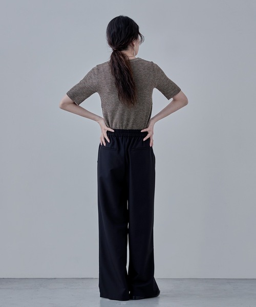 etoll.（エトル）の「ミックスニットビスチェライクプルオーバー（ニット/セーター・レディース・ベージュ/グリーン/ブラウン/ブラック・FREE）」の21枚目の写真