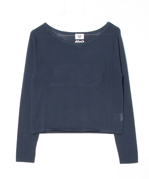 HTH（エイチティーエイチ）の「see through knit（ニット/セーター・レディース・アクア/オレンジ/アッシュ・フリー）」の3枚目の写真