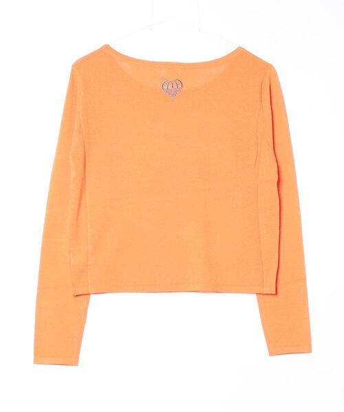 HTH（エイチティーエイチ）の「see through knit（ニット/セーター・レディース・アクア/オレンジ/アッシュ・フリー）」の6枚目の写真
