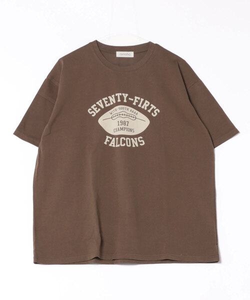 aimoha(アイモハ)の「レトロプリントTシャツ (SS)(Tシャツ/カットソー・レディース・ホワイト/ベージュ/ブラック/グリーン/チョコ・FREE)」の19枚目の写真
