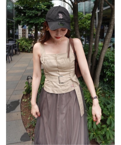 FRAY I.D（フレイアイディー）の「【FRAY I.D｜Dickies】チュール