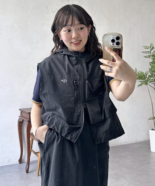 CPCM（シーピーシーエム）の「【PIPI's企画】冷感セットアップ（ワンピース・レディース・ブラック・FREE）」の10枚目の写真