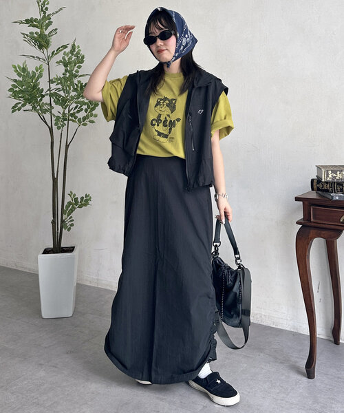 CPCM（シーピーシーエム）の「【PIPI's企画】冷感セットアップ（ワンピース・レディース・ブラック・FREE）」の11枚目の写真