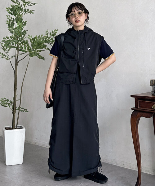 CPCM（シーピーシーエム）の「【PIPI's企画】冷感セットアップ（ワンピース・レディース・ブラック・FREE）」の12枚目の写真