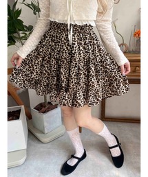 PHILLY | 【PHILLY】レオパードティアードミニスカート(スカート)