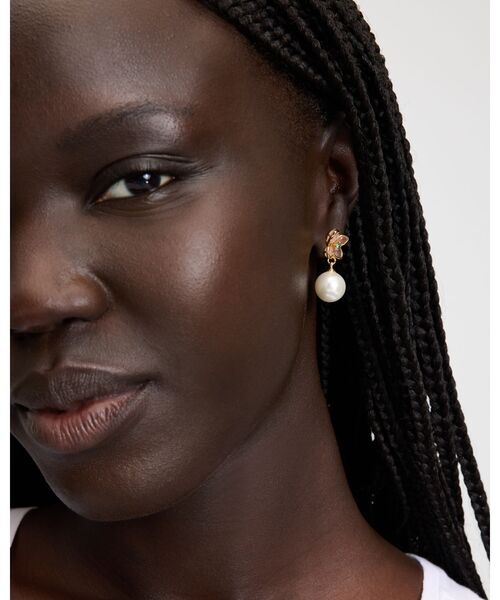 kate spade new york（ケイトスペード ニューヨーク）の「パステル ペタル ドロップ ピアス（ピアス（両耳用）・レディース・その他・ONESIZE）」の2枚目の写真