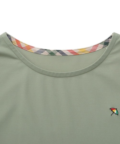 Arnold Palmer（アーノルドパーマー）の「レイヤードスリーブ チュニック（チュニック・レディース・モスグリーン/ブラック/ライトベージュ・L/M/S）」の8枚目の写真